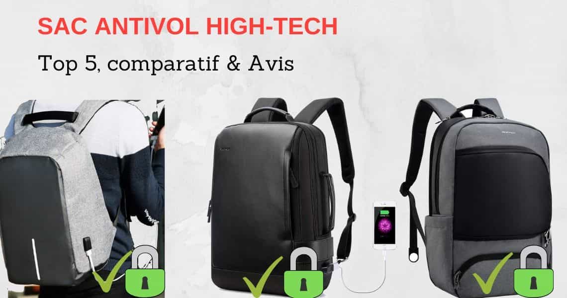 Meilleur sac à dos antivol Hightech 2023 Top 5 meilleurs sacs les plus sécurisés