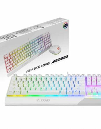 clavier gamer blanc