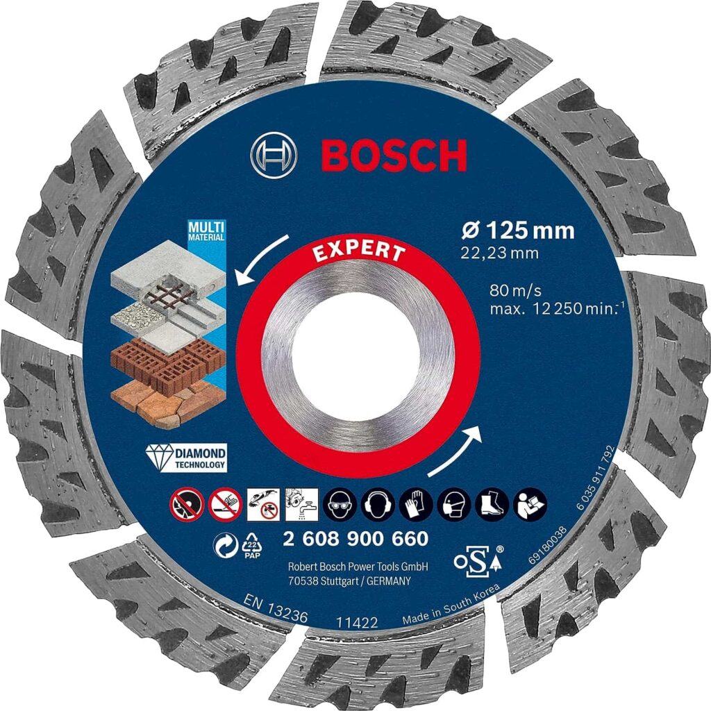 Disques à tronçonner diamantés Bosch Expert MultiMaterial : Test et Avis 2