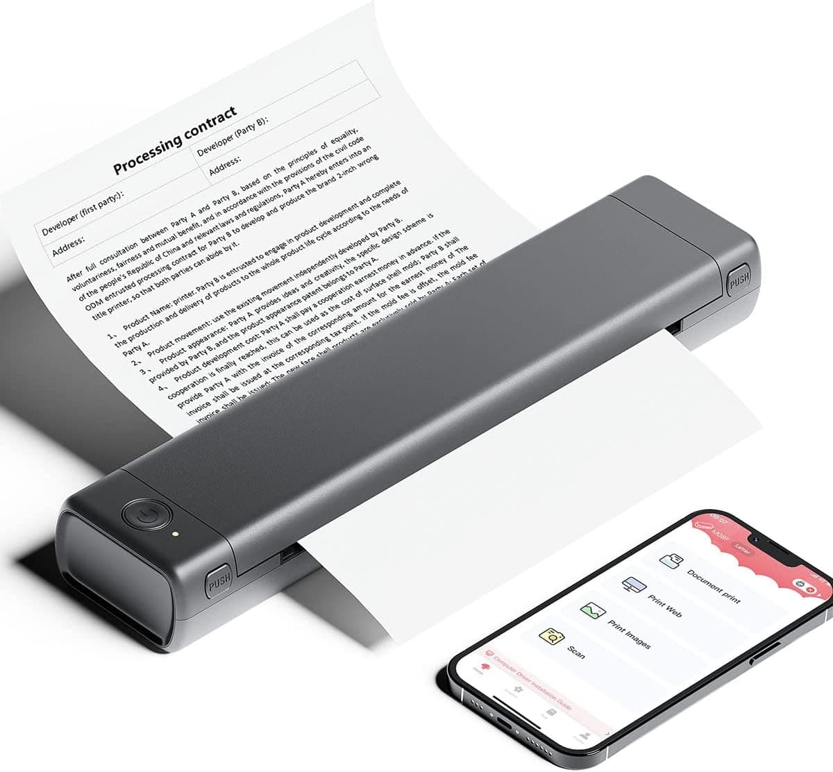 Test et Avis de l'Imprimante Portable Phomemo M08F : La Solution